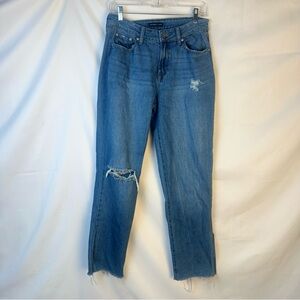 Sincerely Jules Straight Leg Distressed Denim size 7/28